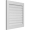 Ekena Millwork Vertical Surface Mount PVC Gable Vent: Functional, w/ 3-1/2"W x 1"P Standard Frame, 30"W x 30"H GVPVE30X3001SF - alternate 3